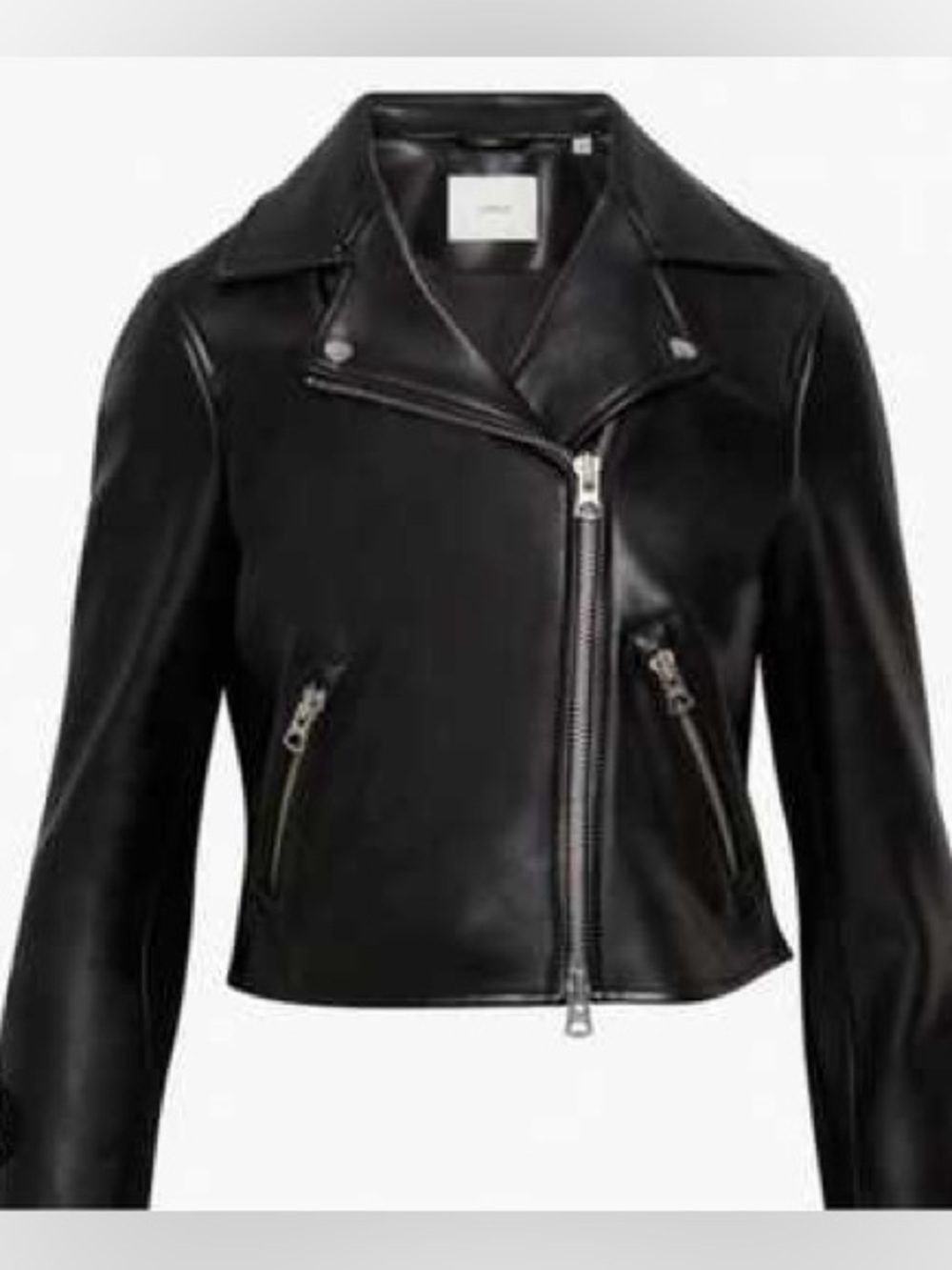 Wilfred Black Leather Jacket